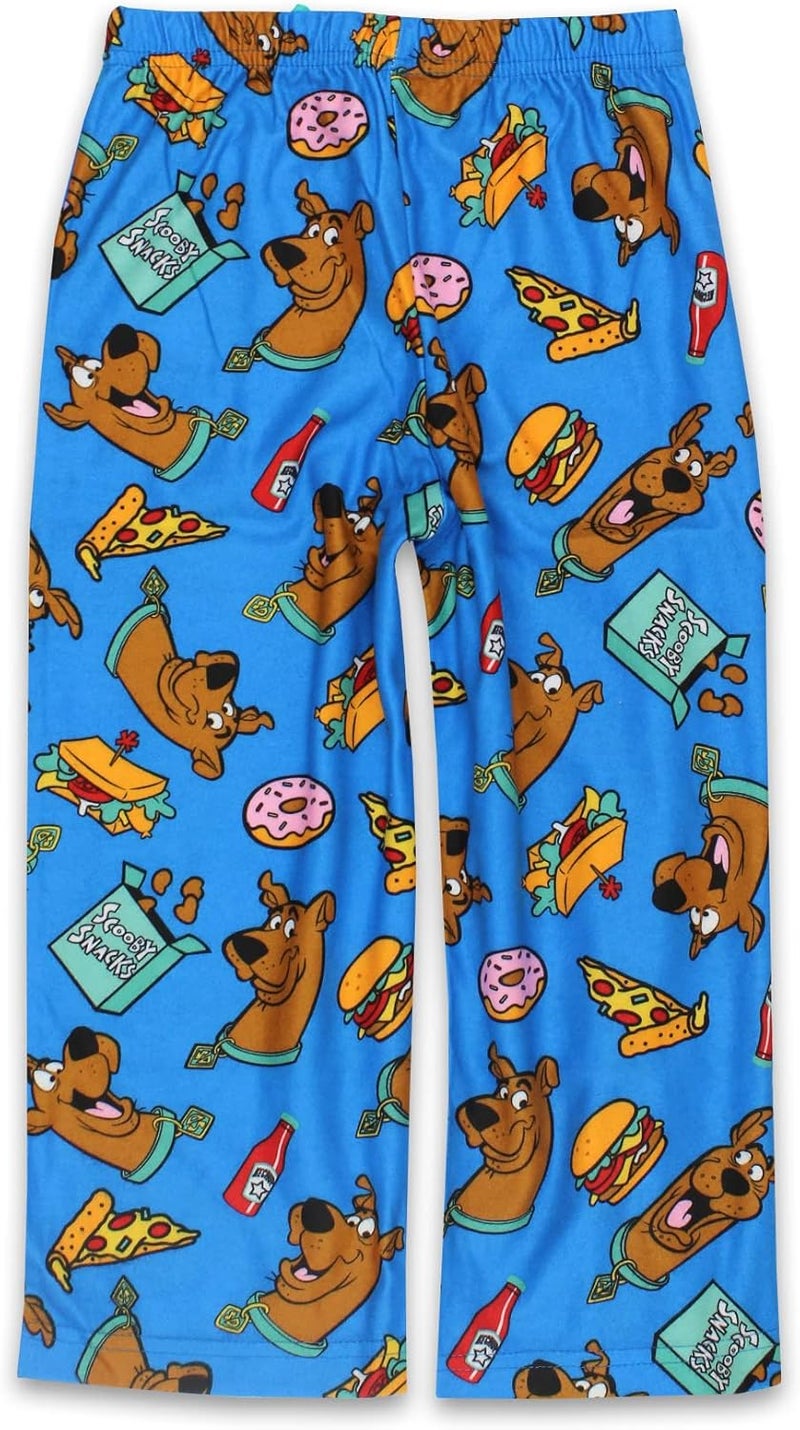 Scooby Doo Scooby-Doo Scooby Snacks Kids Flannel Lounge Pajama Pants (10, Blue) - Image 2